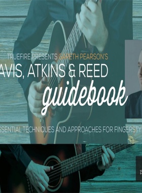 TrueFire Travis Atkins & Reed Guidebook Gareth Pearson 吉他