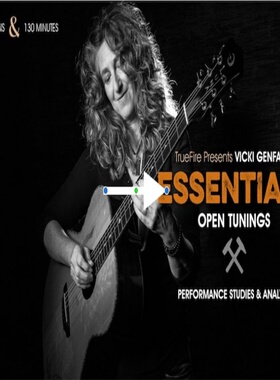 TrueFire Essentials Open Tunings Vicki Genfan 吉他开放弦演奏