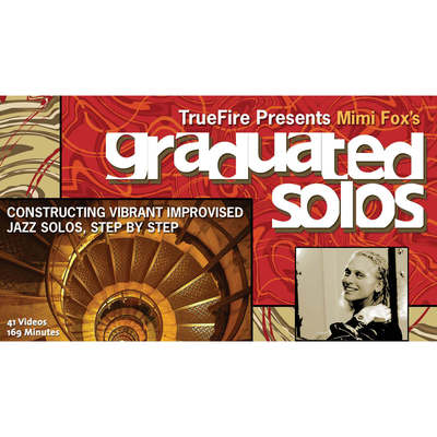 TrueFire Graduated Solos Mimi Fox 爵士吉他即兴演奏+音视谱