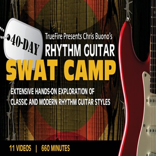 TrueFire 40 Day Rhythm Guitar SWAT Camp Chris Buono 节奏吉他