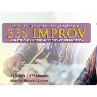 TrueFire 335 Improv Larry Carlton 爵士吉他即兴教程+音视谱