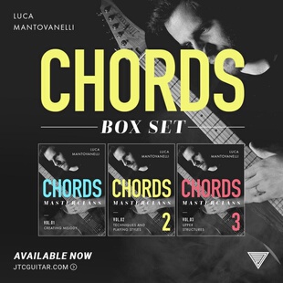 Chords Masterclass Luca Mantovanelli 3套JTC吉他和弦+音视谱