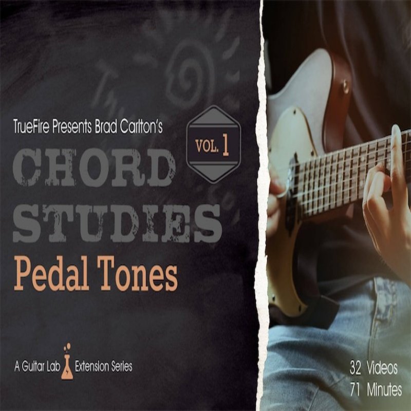 TrueFire Chord Studies Pedal Tones Vol.1 Brad Carltons 踏板