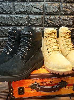 冬季新款真皮牛皮羊毛一体靴   女靴 马丁靴 橡胶底防滑保暖29-11