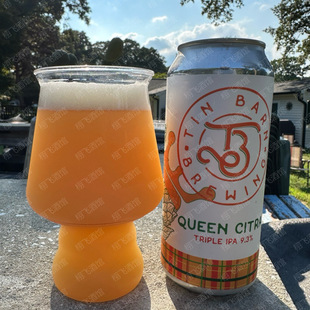 满2罐包邮美国进口啤酒锡谷仓嗨翻街区三倍浑浊IPA罐装473ML