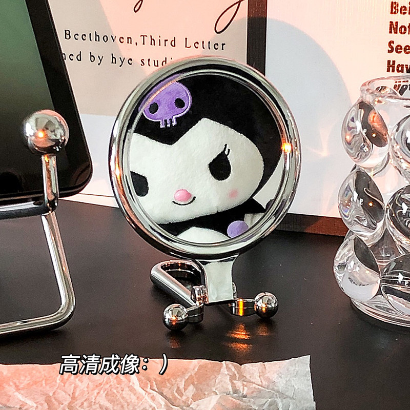 ins小镜子女随身携带桌面可立手持化妆镜学生便携折叠补妆手柄镜,家庭/个人清洁工具,随身化妆镜,淘宝优惠券,粉丝福利购,淘宝优惠卷