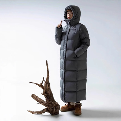 2025新款羽绒服鹅绒寒冬户外加厚超长款时尚保暖情侣同款男女