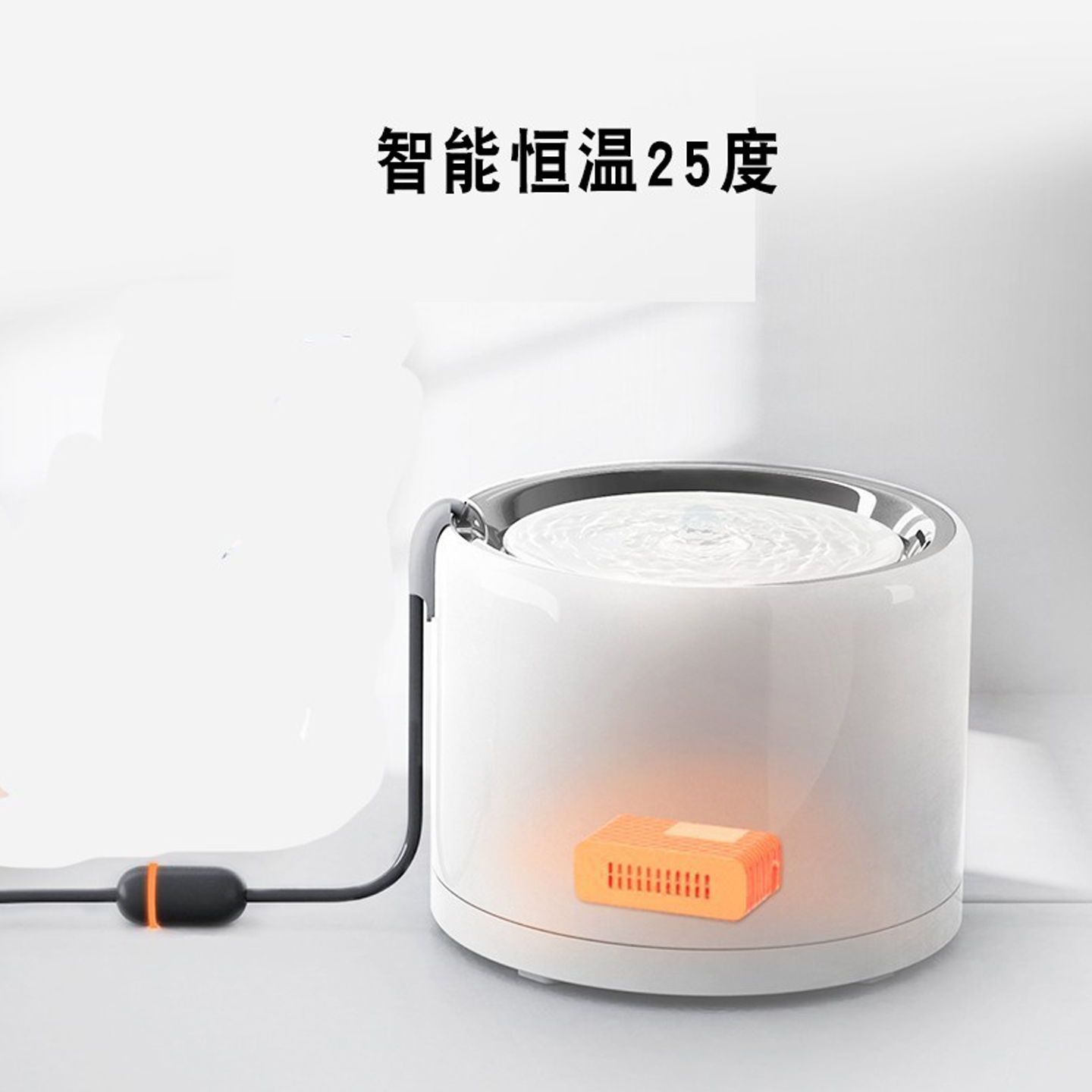 小佩宠物六代无线智能饮水机滤芯猫咪自动循环喝水喂水器恒温加热
