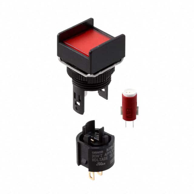 m16-ar-5d【pilot light 5v led square red】