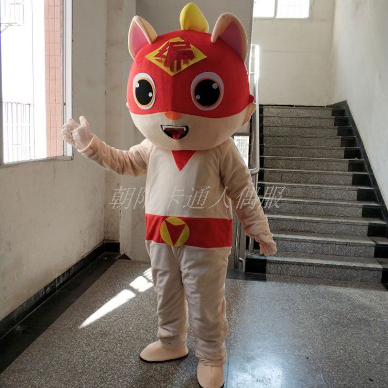 编程猫卡通人偶服装猫咪学校吉祥物小猫行走人穿发传单广告服定做