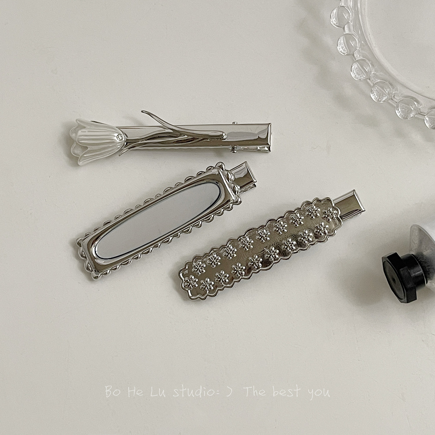 小众设计感花朵发夹冷淡风一字夹刘海夹碎发夹边夹高级感头饰女,饰品/流行首饰/时尚饰品新,发饰,淘宝优惠券,粉丝福利购,淘宝优惠卷