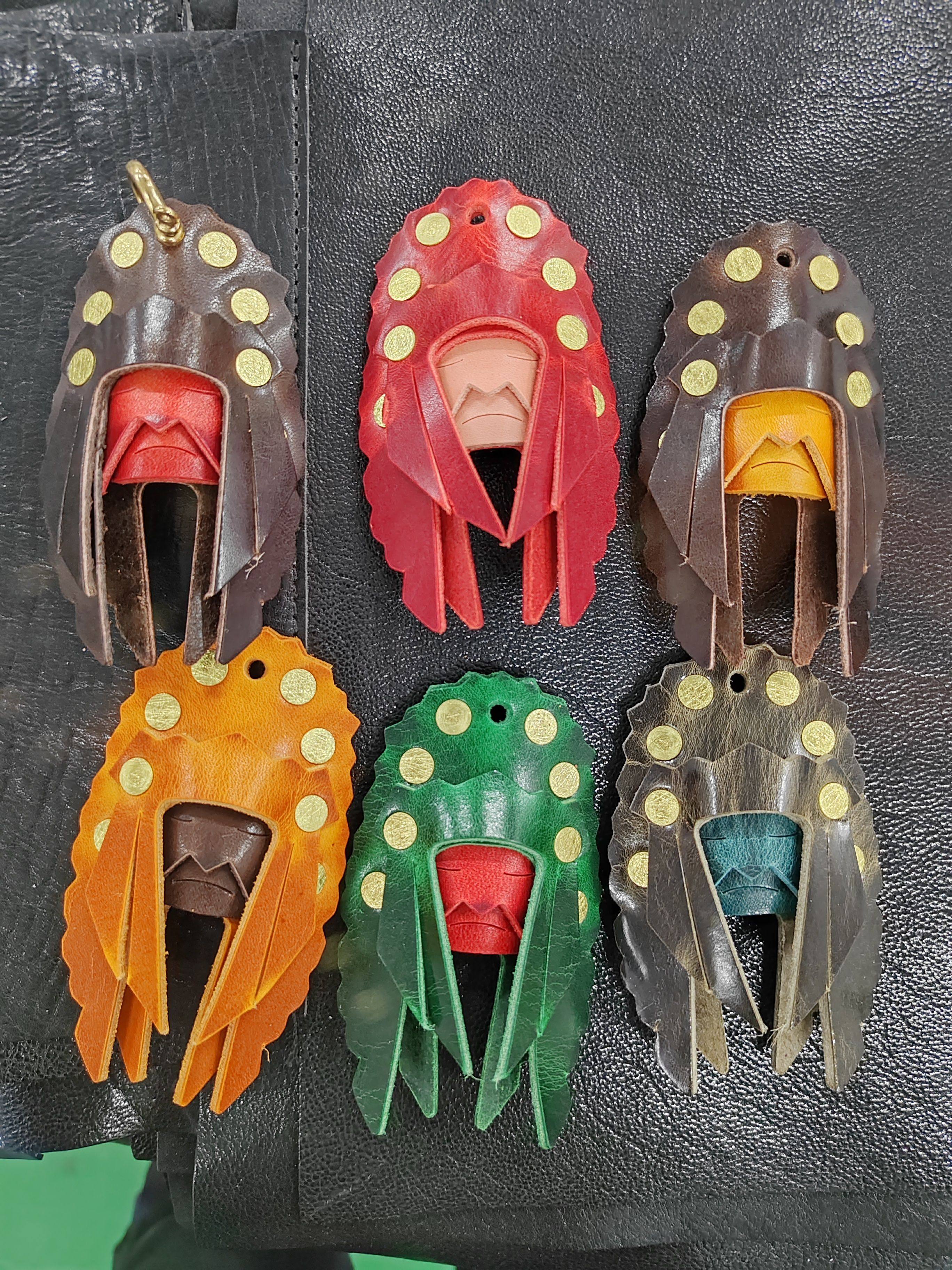 重油脂真皮印第安人头像植鞣头层牛皮包包配饰挂件马蹄扣实心配件,服饰配件/皮带/帽子/围巾,包挂件,淘宝优惠券,粉丝福利购,淘宝优惠卷