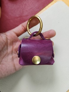 饰 包挂装 韩国植鞣皮质适用苹果耳机保护套1 2蓝牙无线耳机壳