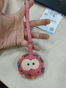 饰配饰 box植鞣真皮可爱包挂精致女生高级感包包书包挂饰皮质装