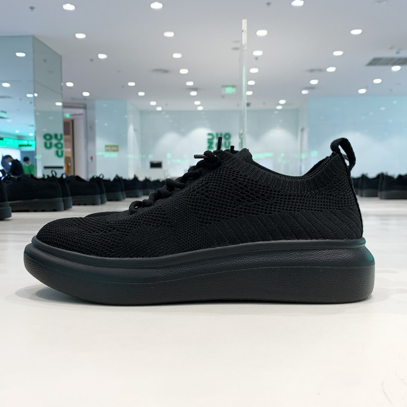 多走路鞋duozoulu官方夏季新品大白飞织超轻防滑男女鞋跑步鞋正品