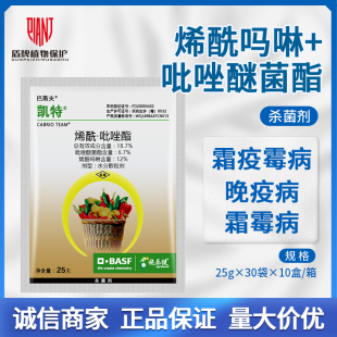 巴斯夫凯特甜瓜马铃薯黄瓜辣椒晚早疫病霜霉病农药杀菌剂25g