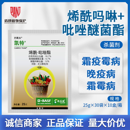 巴斯夫甜瓜早疫病农药杀菌剂