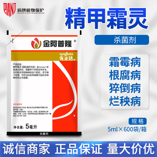 先正达 金阿普隆 精甲霜灵棉花花生水稻根腐猝倒病拌种农药杀菌剂