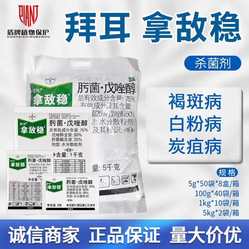 戊唑醇月季叶斑病农药杀菌剂
