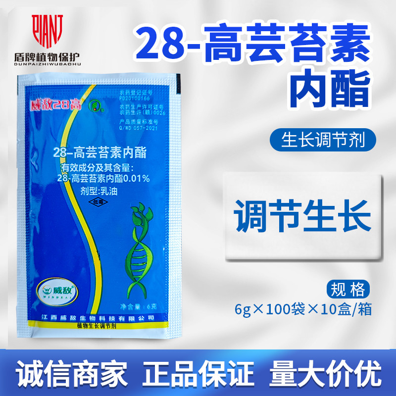 威敌28高 0.01%28高芸苔素内酯小白菜小麦调节生长生长调节剂乳油