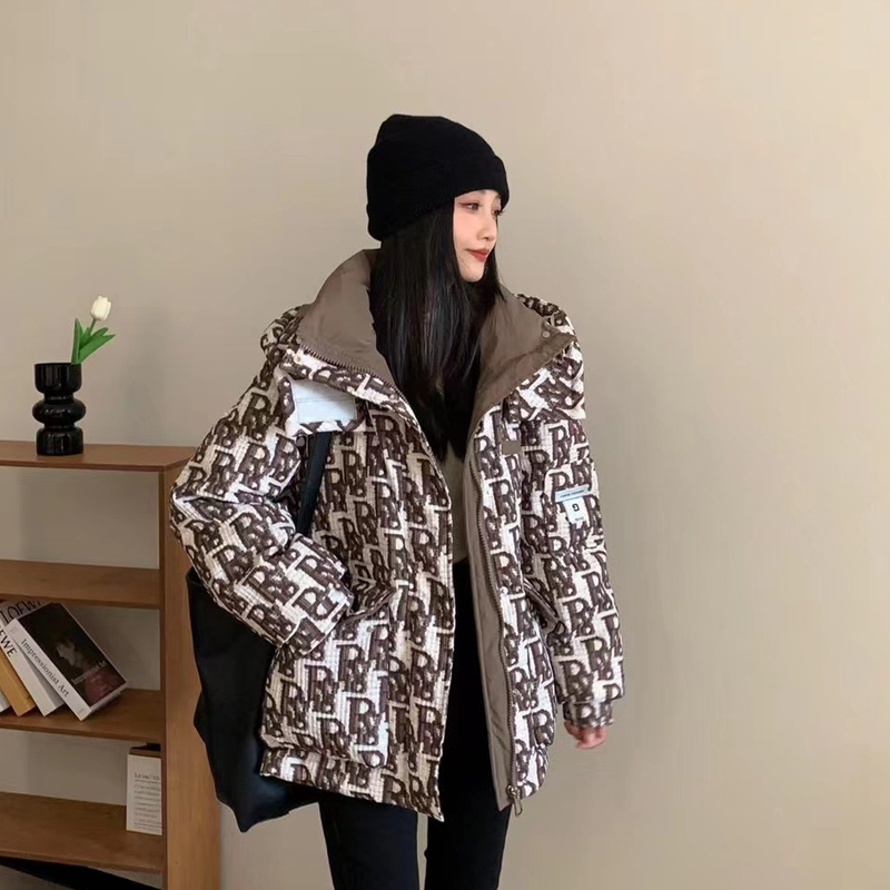 欧货高端白鸭绒羽绒服女中长款2025年新款冬季小个子宽松收腰外套