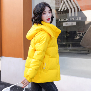 韩版 新款 白鸭绒oversize面包服潮流外套 2025冬季 清仓羽绒服女短款