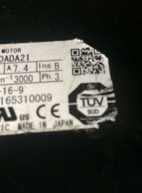 SGMAV-10ADA21   二手安川电机