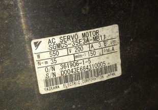 SGMCS MB11 二手安川力矩电机 专业销售维修一体化 35E3A