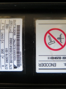 SGMTV-10A3A-UE11 二手安川伺服电机