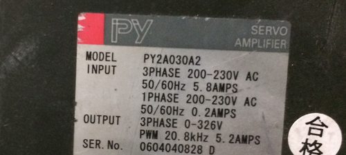 PY2A030A2  二手三洋驱动器