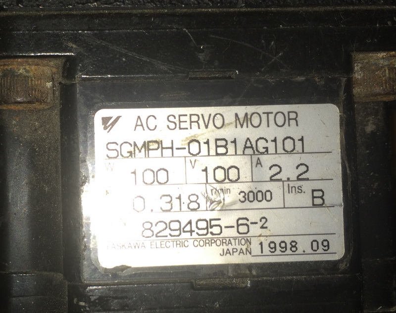 二手SGMPH-01B1AG101电机安川