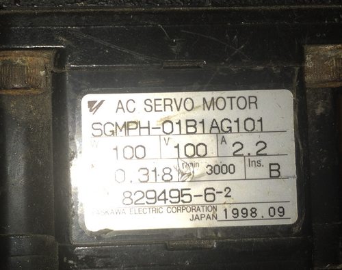 二手SGMPH-01B1AG101电机安川