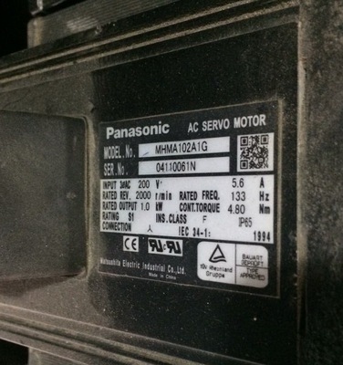 二手松下驱动器MHDA103A1A 配 MHMA102A1G