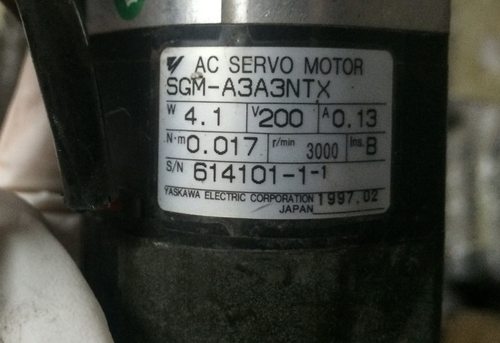 二手SGM-A3A3NTX电机安川
