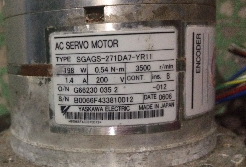 SGAGS-271DA7-YR11电机安川