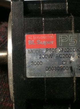 P50B07020DXS2ZU  二手三洋电机  200W