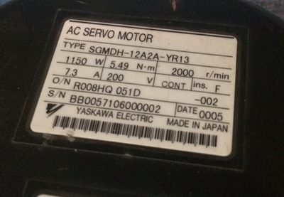 SGMDH-12A2A-YR13电机安川