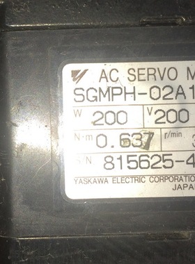 SGMPH-02A1A21二手安川电机带减速机  专业销售维修一体化