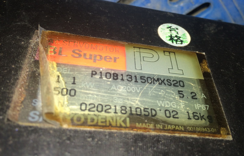 二手P10B13150MXS20电机三洋