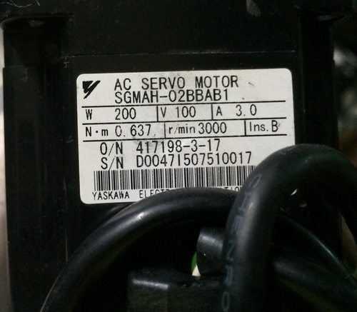 二手SGMAH-02BBAB1电机安川