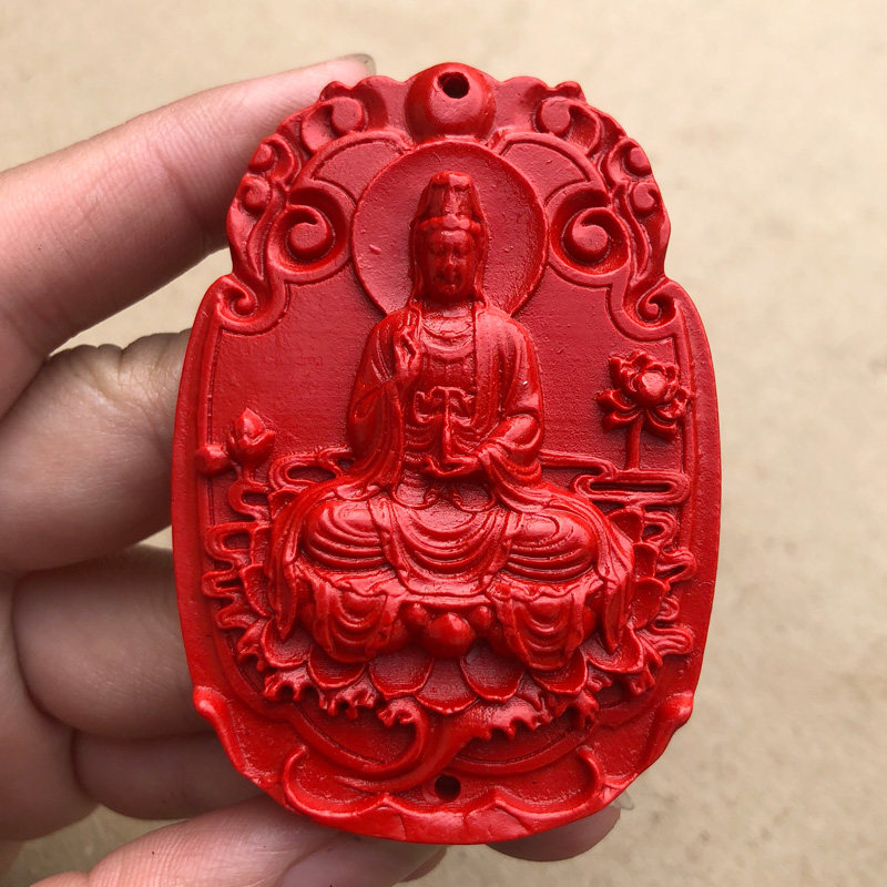原色观音佛毛衣链本命年守护神吉祥出入平安护身车挂件饰吉祥