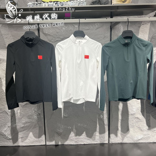 安踏冠军全天候系列25秋新立领半拉链透爽女长袖 162530402 针织衫