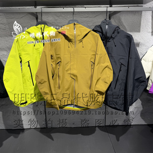 安踏冠军2026春男款连帽拒水科技防水透湿冲锋衣外套152610614