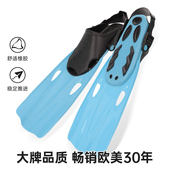 备便携脚蹼 潜水装 可调节新款 游泳轻量化潜浮潜脚蹼女通用游泳蛙鞋