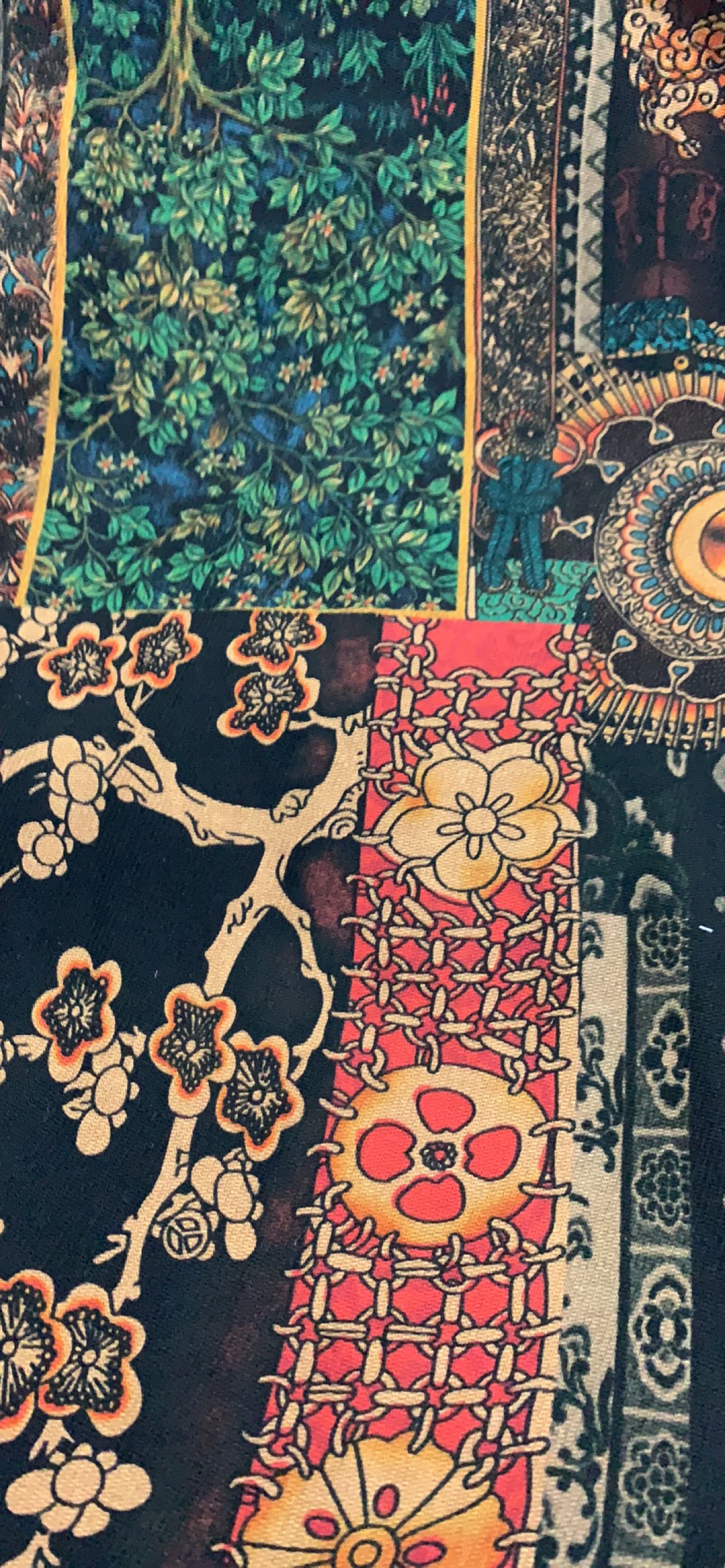 3米香云纱的柞蚕丝百家布50姆米旗袍连衣裙袍子风衣孤品捡漏