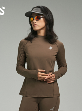 摆动者 Swing灼能半高领保暖长袖女子新款运动跑步T恤健身舒适