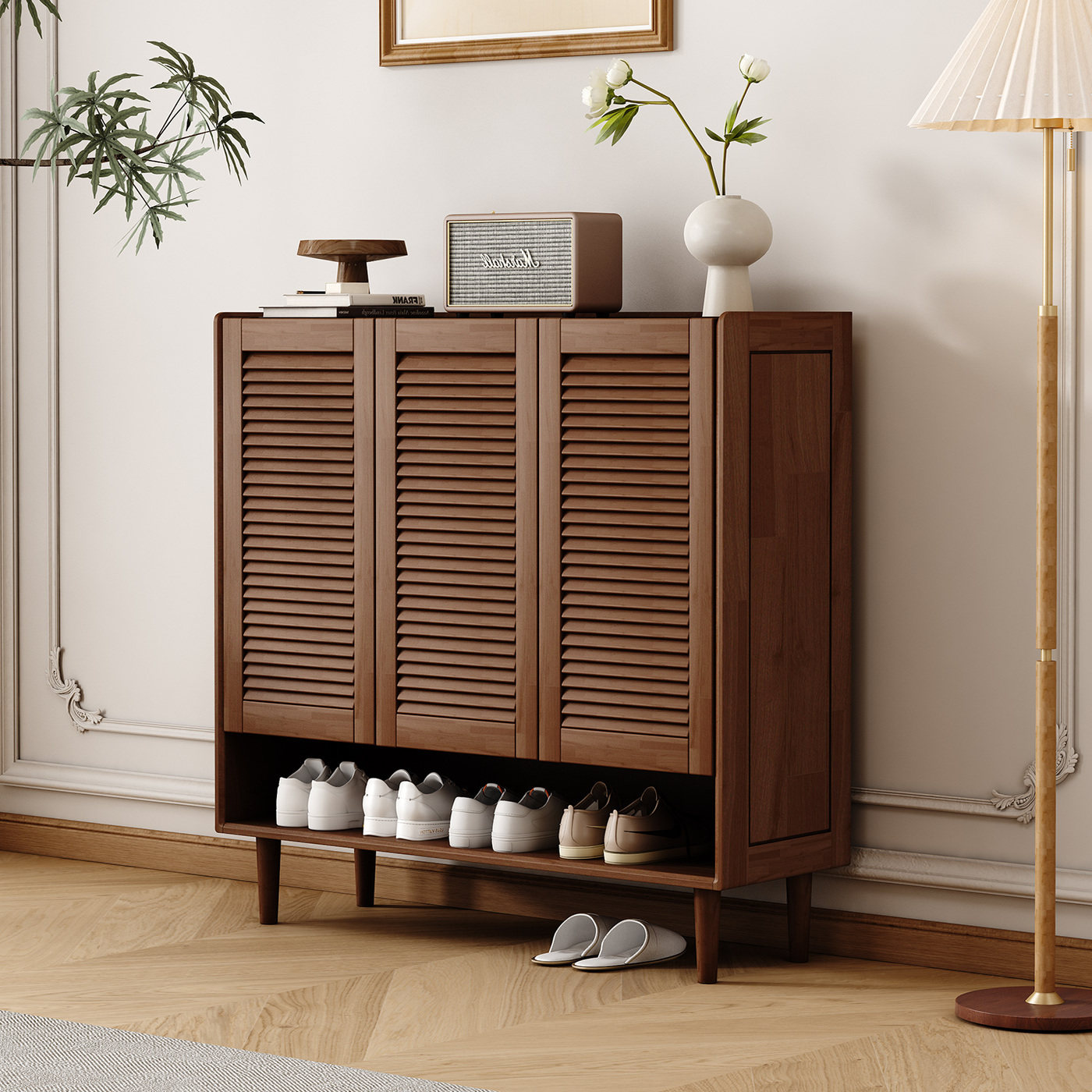 鞋柜2025新款门口入户玄关室内走廊过道室外大容量收纳窄单门鞋柜