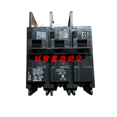 工业配件BQ3B0255 AMP 3 POLE 240V BQ 系列断路器10KA INTE