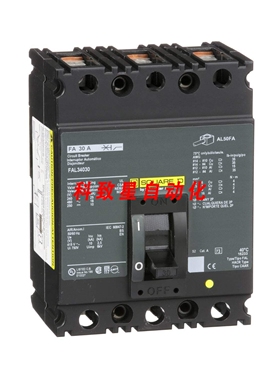 工业配件FAP360300A 600V 3极模压断路器热磁