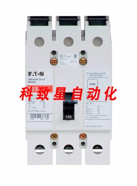 工业配件GD3100-100 AMP 3 POLE 480VAC G-FRAME MOLDED CASE CI